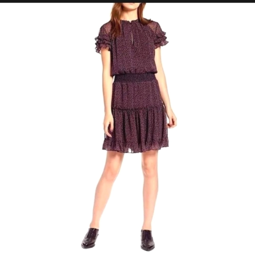 REBECCA Minkoff Lillian Floral Smocked Blouson‎ Dress